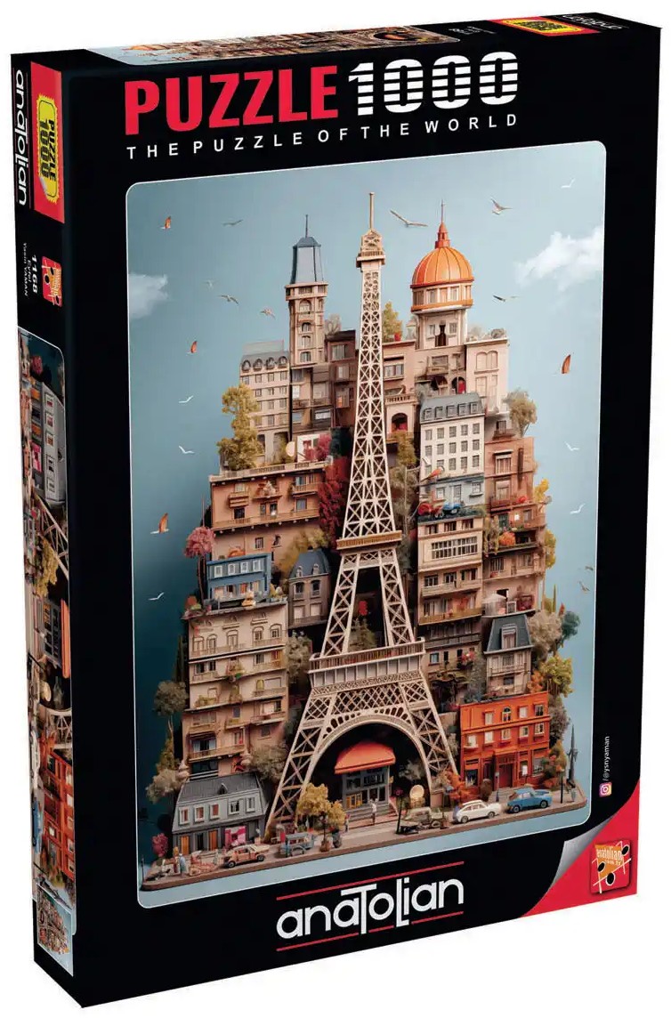 Puzzle Anatolian din 1000 piese - Turnul Eiffel