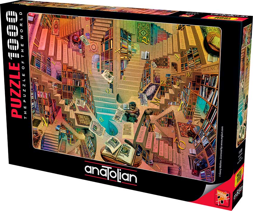 Puzzle Anatolian din 1000 de piese - Biblioteca