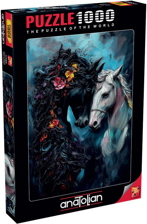 Puzzle Anatolian din 1000 piese - Alb-negru