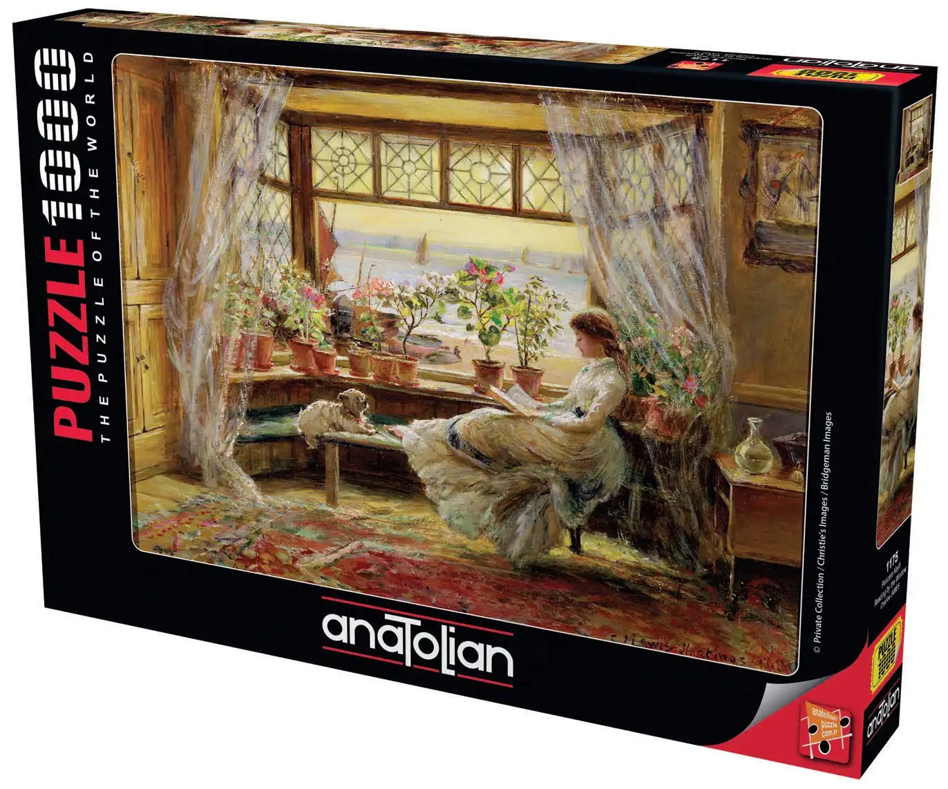 Puzzle Anatolian din 1000 piese - Citind lângă fereastră