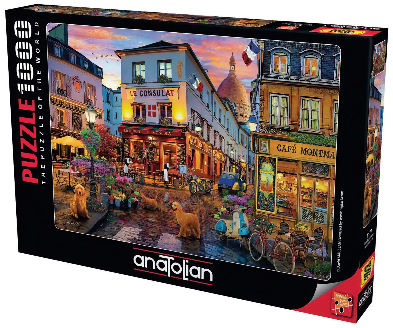 Puzzle Anatolian din 1000 piese - Cafeneaua Montmartre