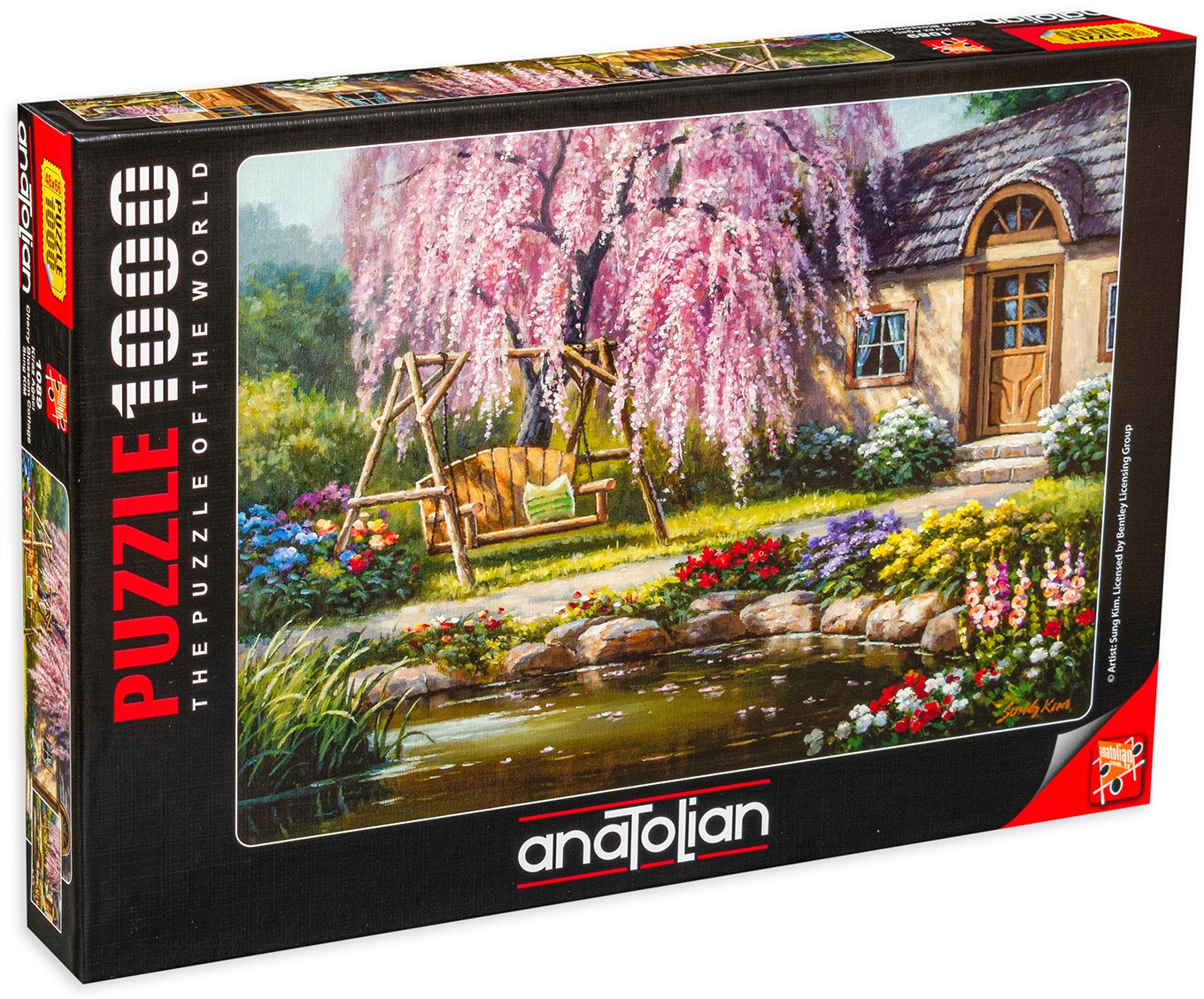 Puzzle Anatolian din 1000 de piese - Casa cu gradina de cirese, Sung Kim