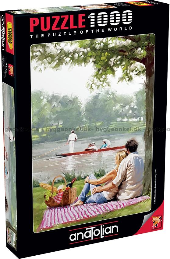 Puzzle Anatolian din 1000 de piese - Picnic lângă râu