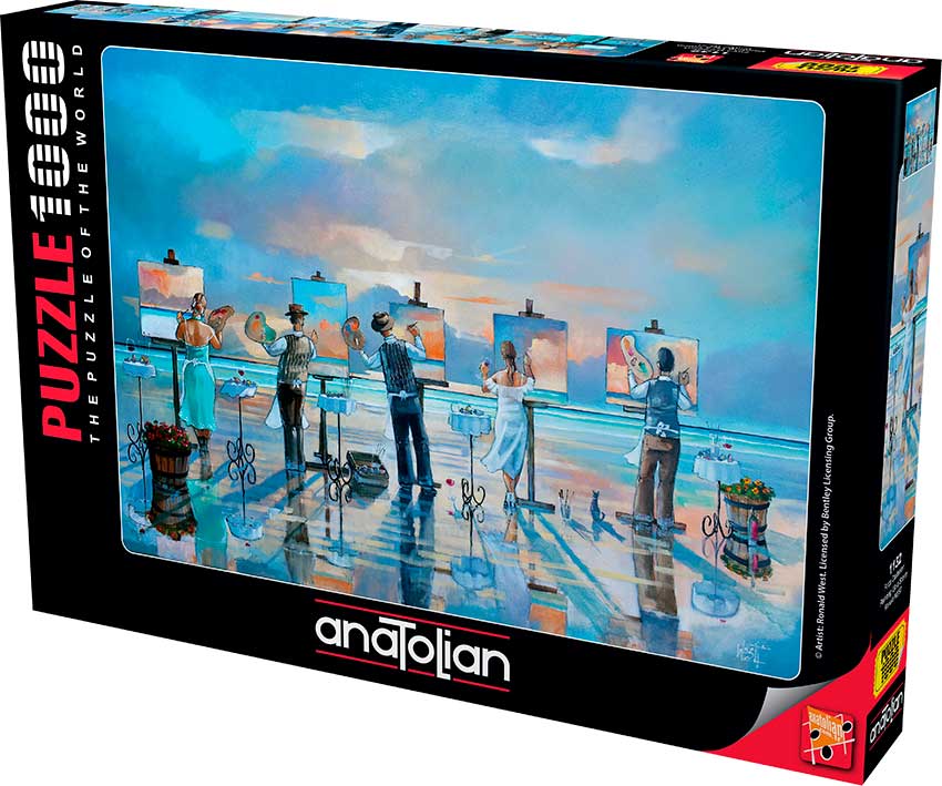 Puzzle Anatolian din 1000 de piese - Desenează o furtună