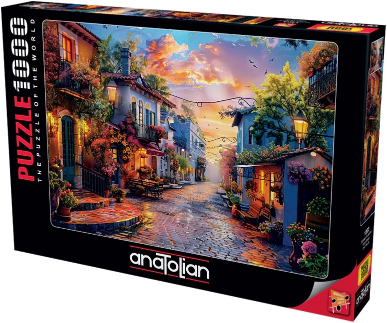 Puzzle Anatolian din 1000 piese - Stradă liniștită