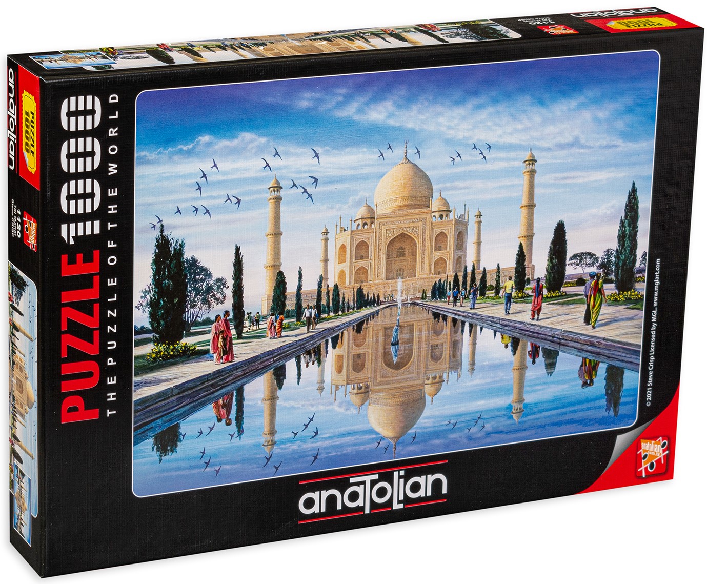 Puzzle Anatolian din 1000 de piese - Taj Mahal