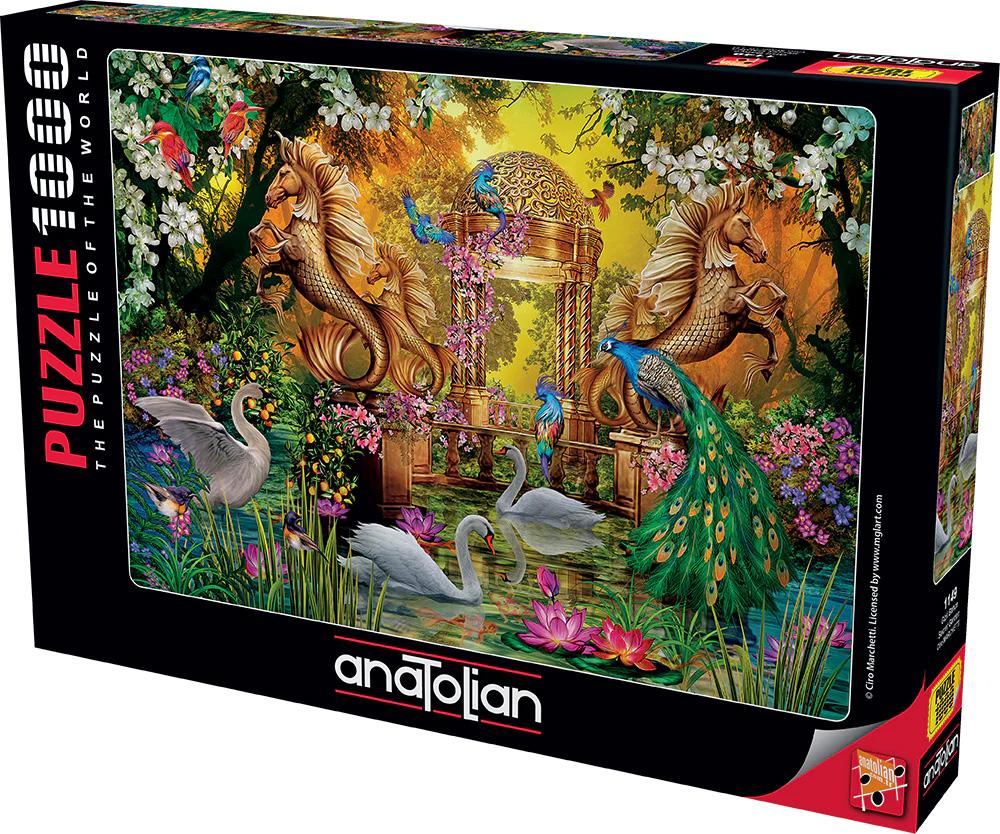 Puzzle Anatolian din 1000 piese - Grădina secretă