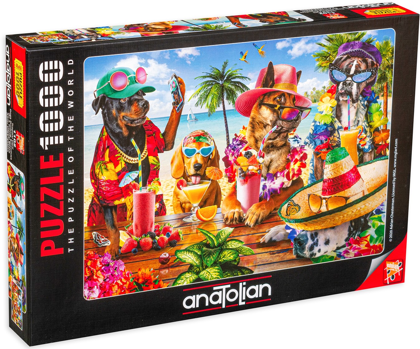 Puzzle Anatolian din 1000 de piese - Tropical party