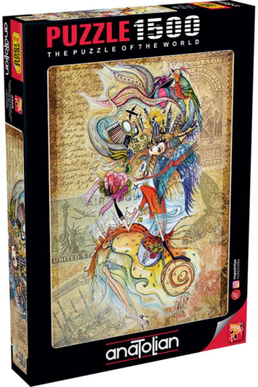 Puzzle Anatolian din 1500 de piese - Fata circasiana