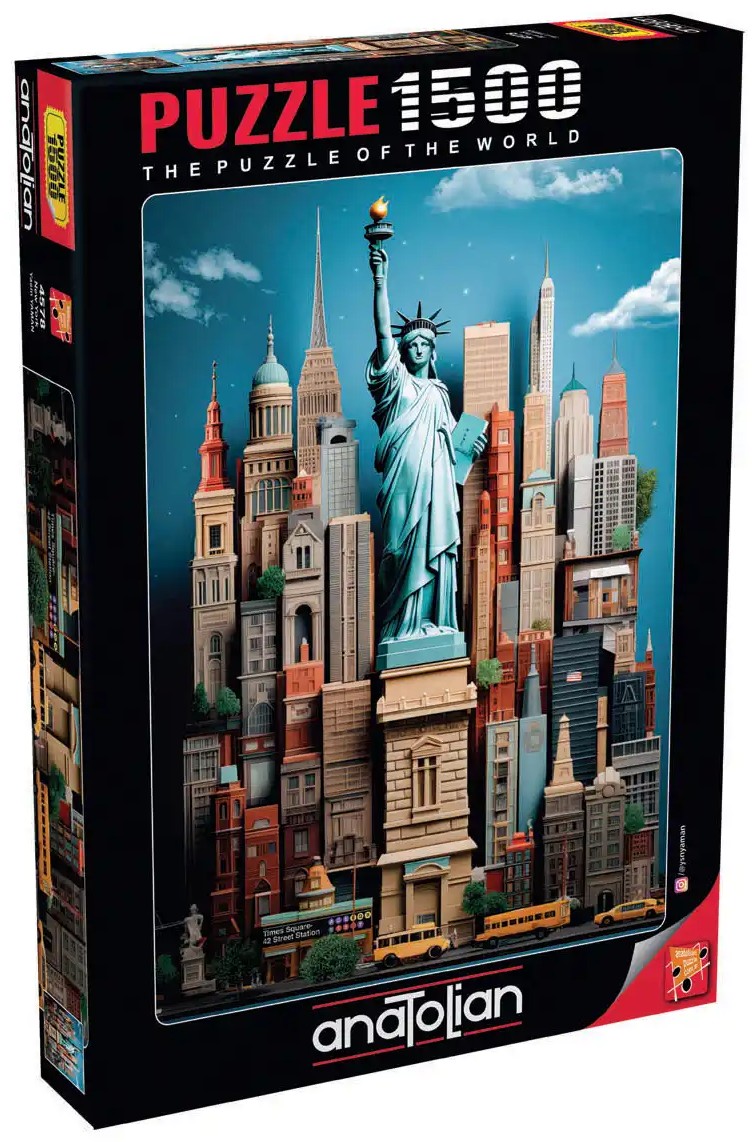 Puzzle Anatolian din 1500 piese - New York