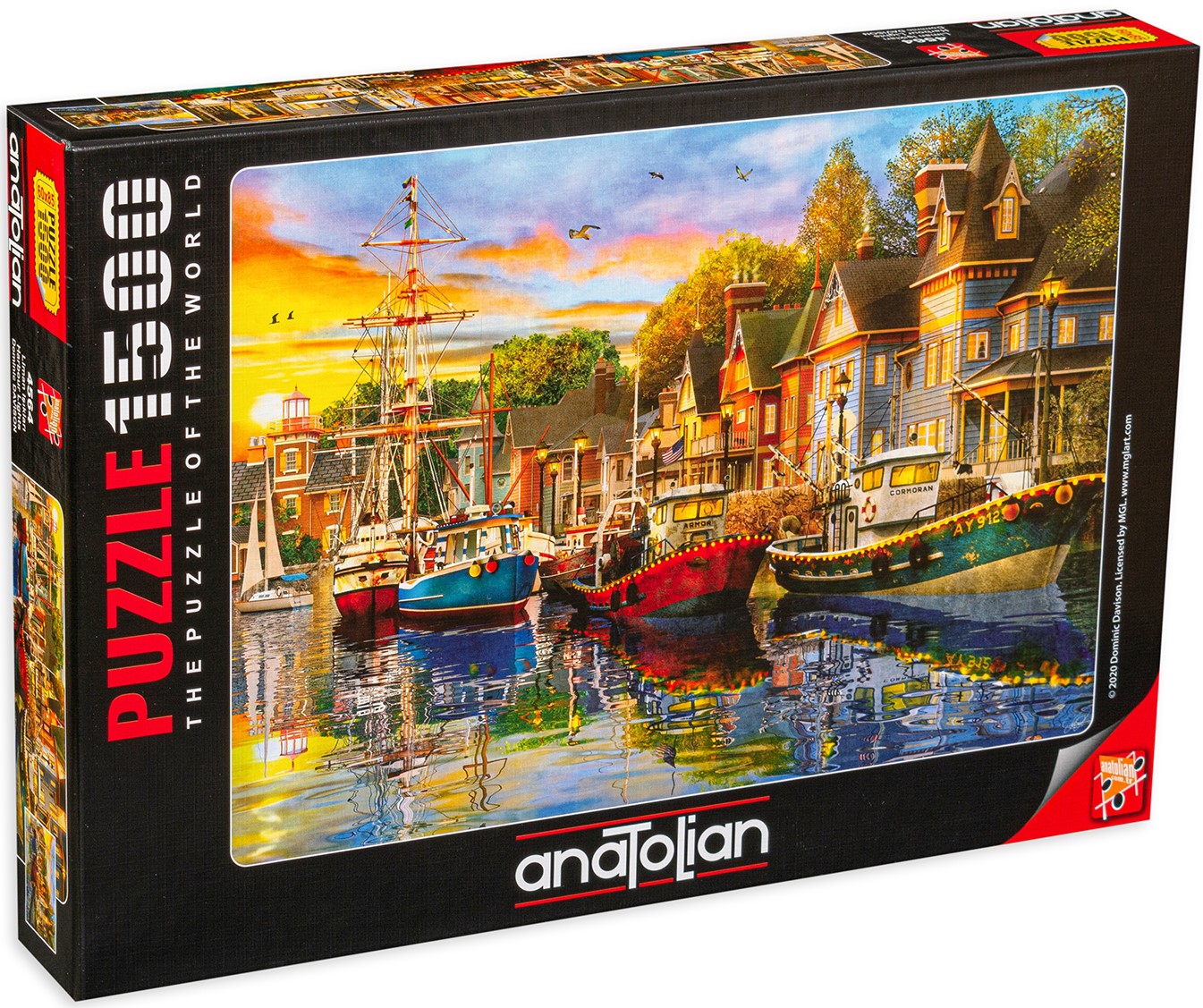 Puzzle Anatolian din 1500 de piese - Luminile portului