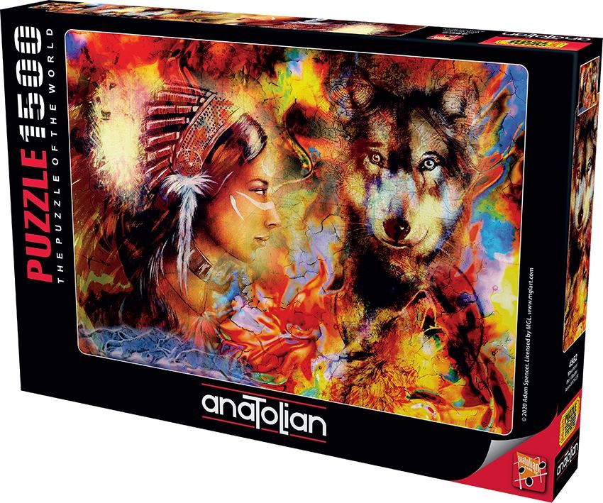 Puzzle Anatolian din 1500 de piese - Lup