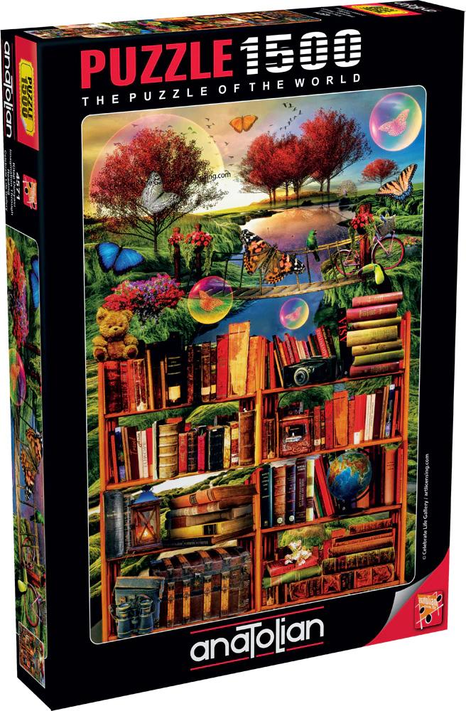 Puzzle Anatolian din 1500 piese - Imaginație prin lectură