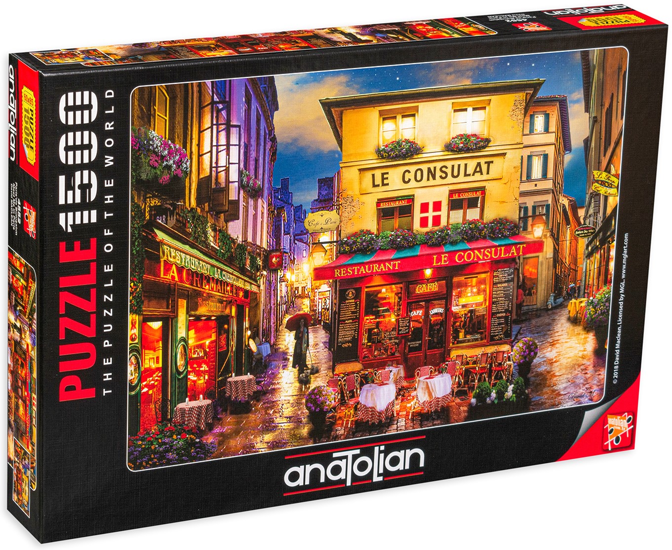 Puzzle Anatolian din 1500 de piese - Cunoasteti Parisul, David MacLean