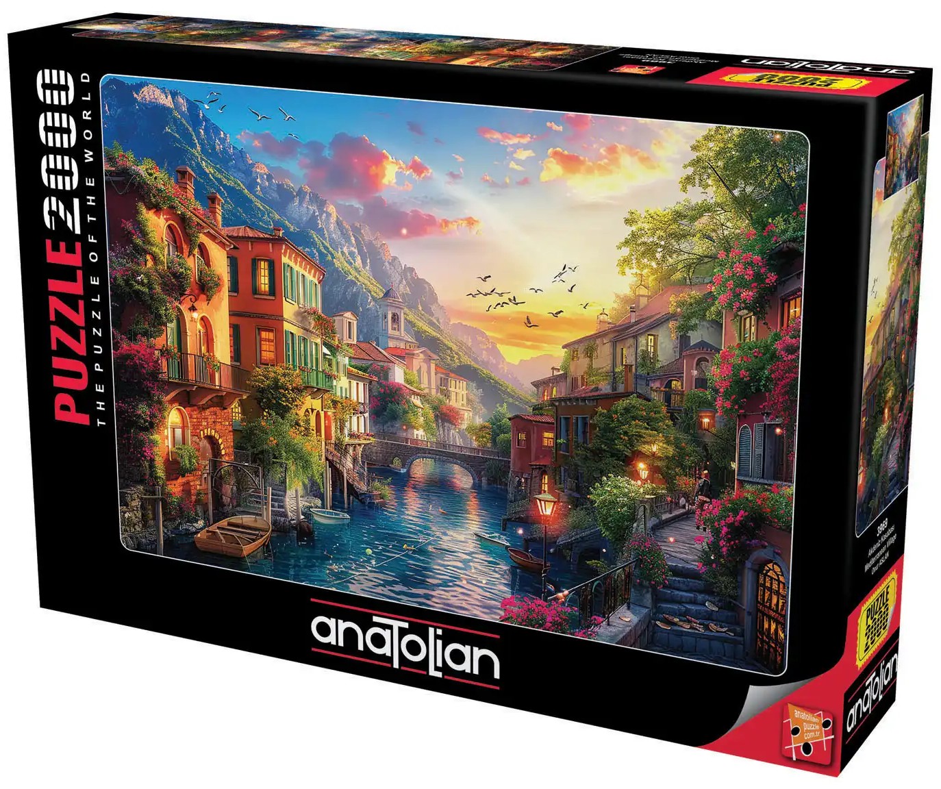 Puzzle Anatolian din 2000 piese - Sat mediteranean