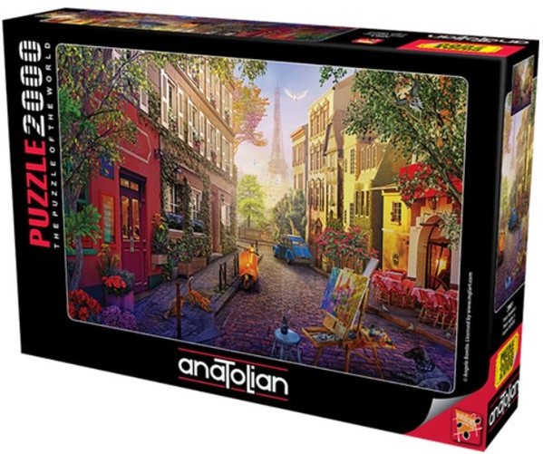 Puzzle Anatolian din 2000 de piese - Străzile din Paris