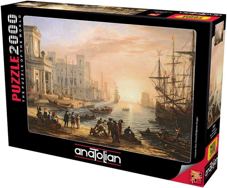 Puzzle Anatolian din 2000 piese - Apus de soare peste port