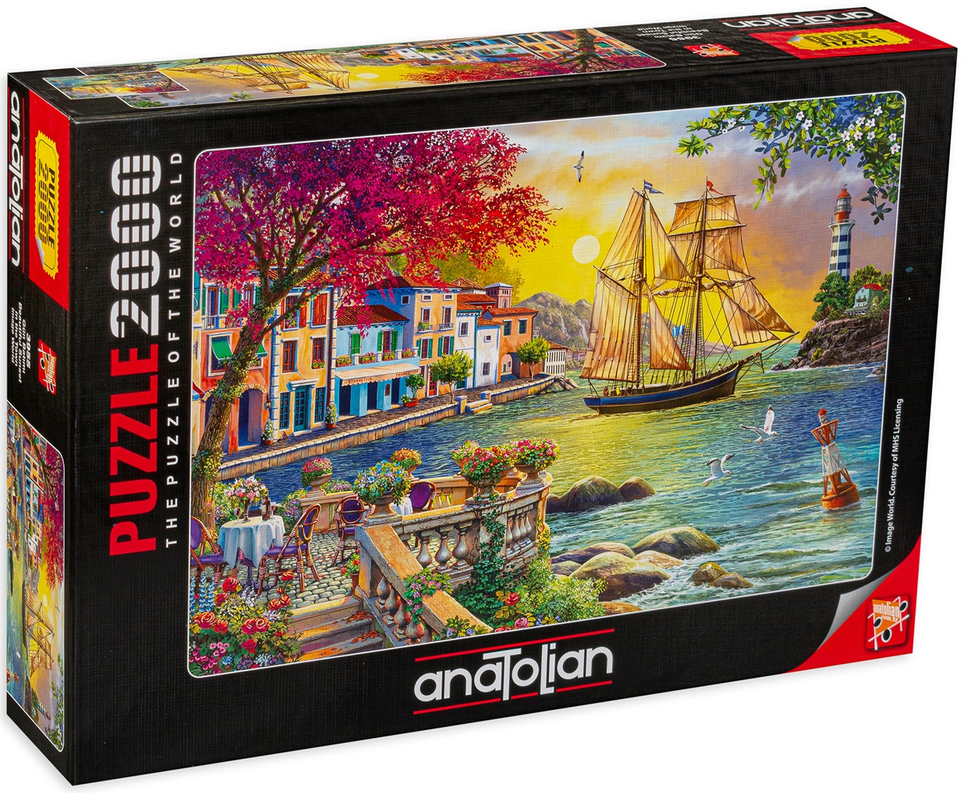 Puzzle Anatolian din 2000 de piese - Apusul in oras