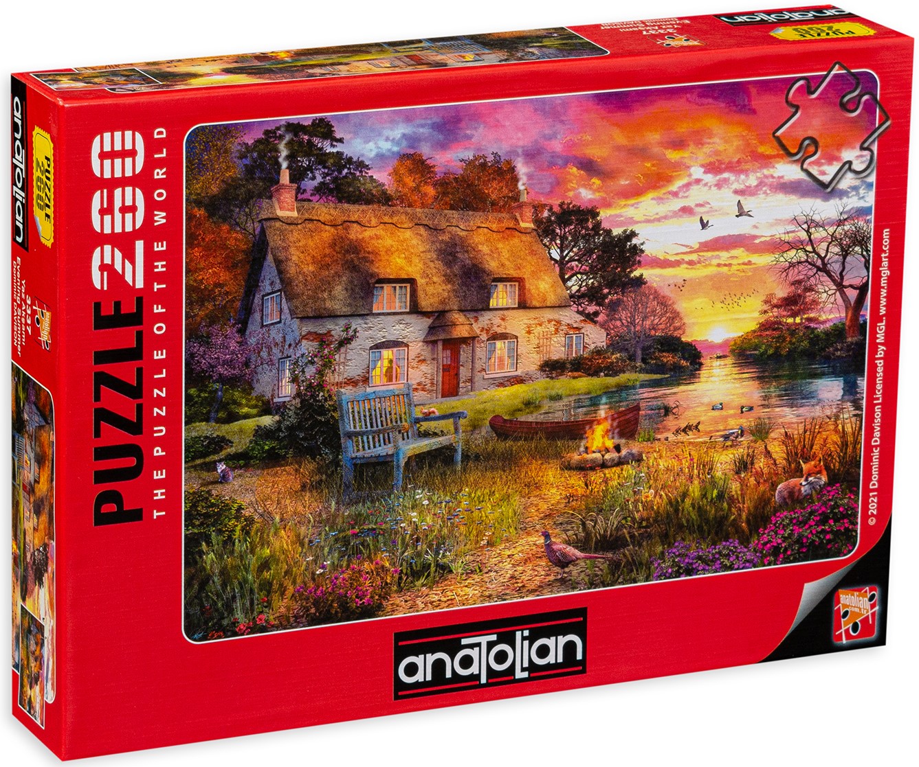 Puzzle Anatolian din 260 de piese - Apus de vara