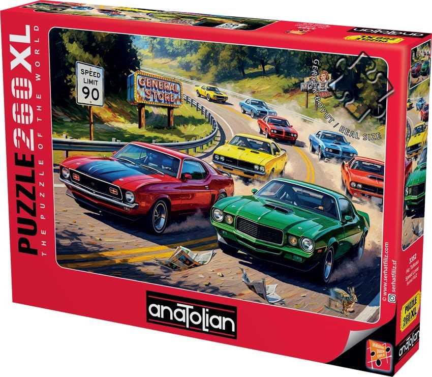 Puzzle Anatolian din 260 XXL piese - Iubitorii de viteză
