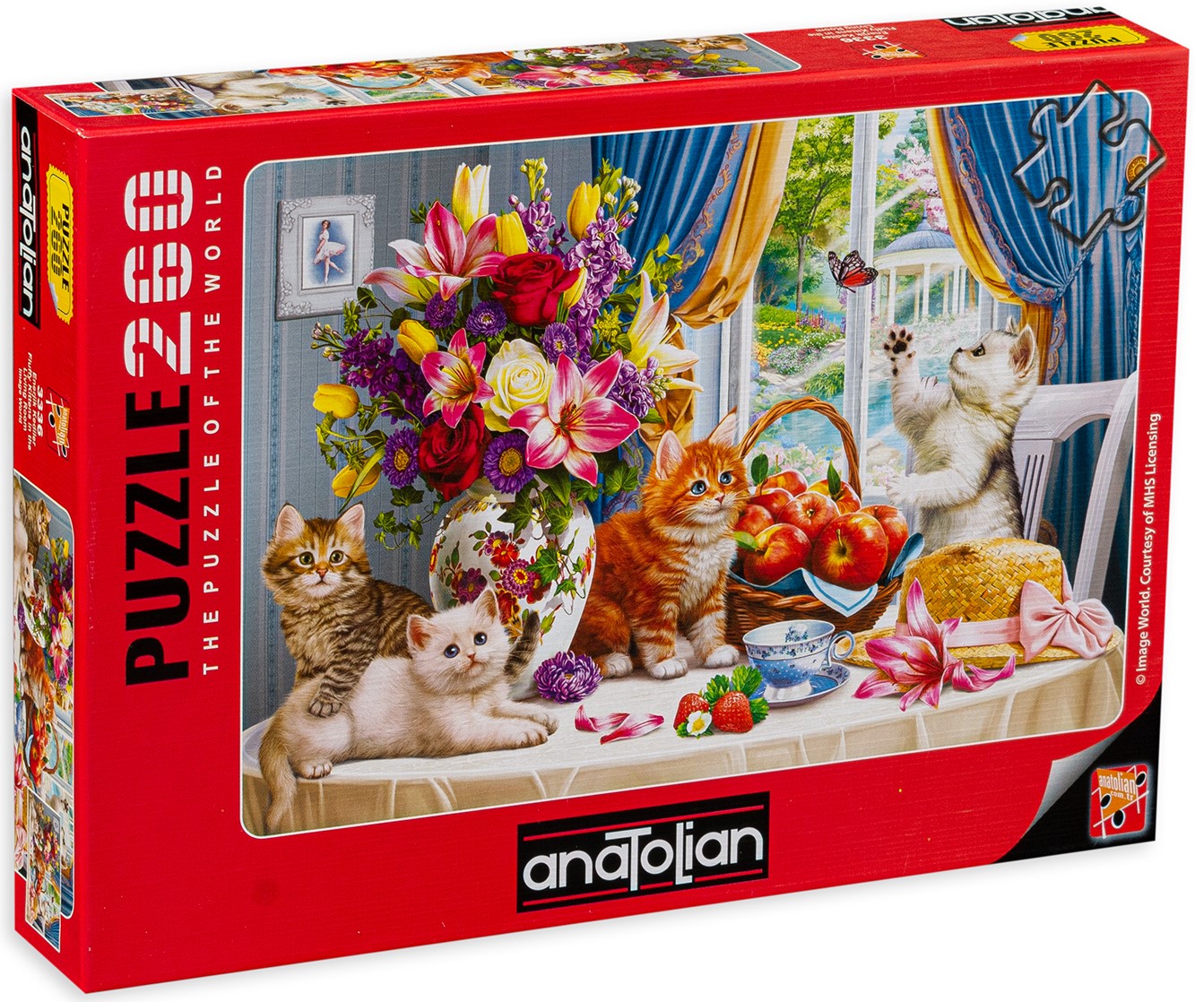 Puzzle Anatolian din 260 de piese - Pisicute pufoase