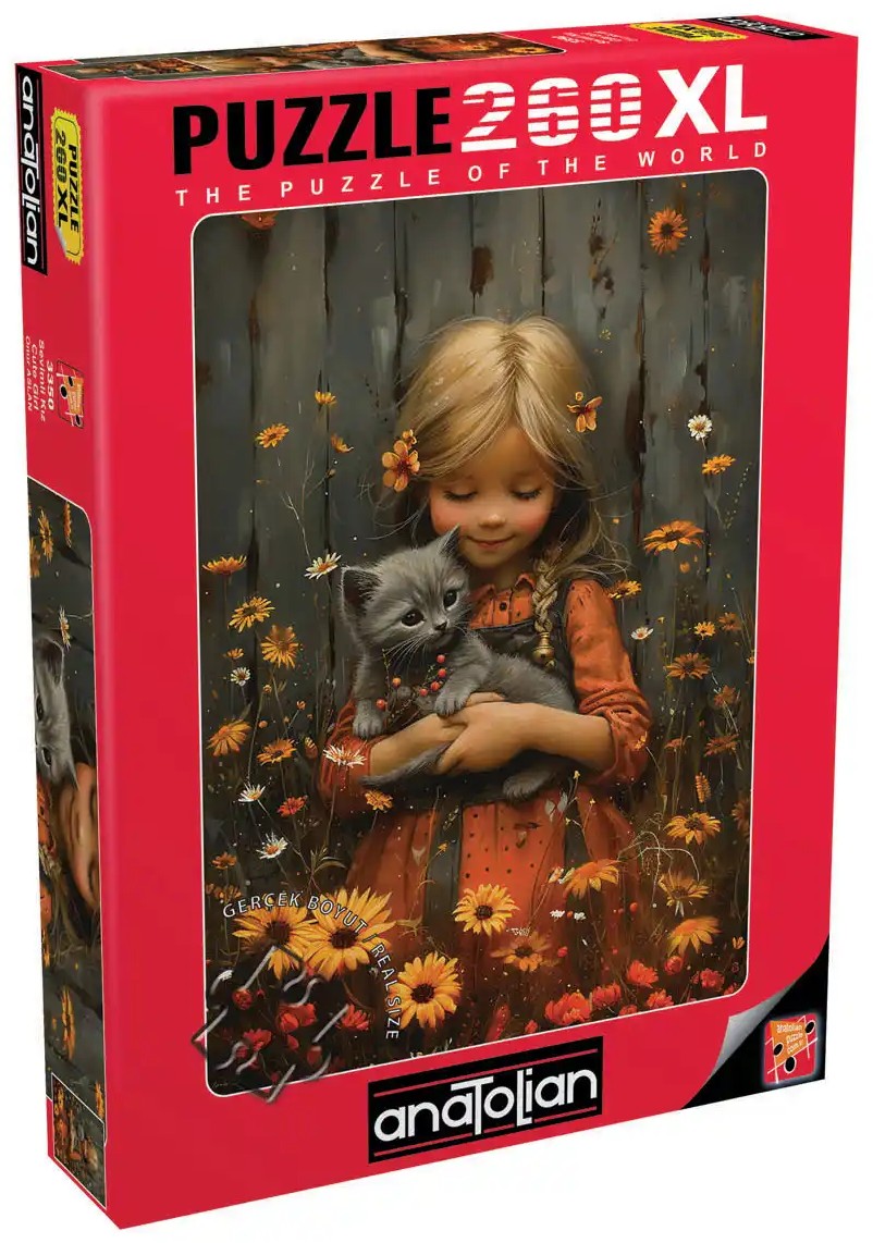 Puzzle Anatolian din 260 XL piese - Fată dulce