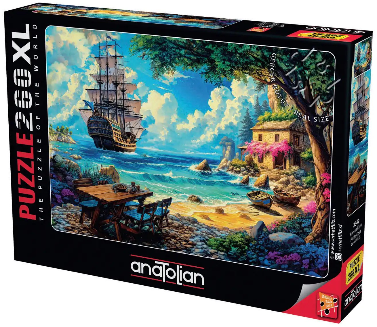 Puzzle Anatolian din 260 XL piese - Golful Piraților