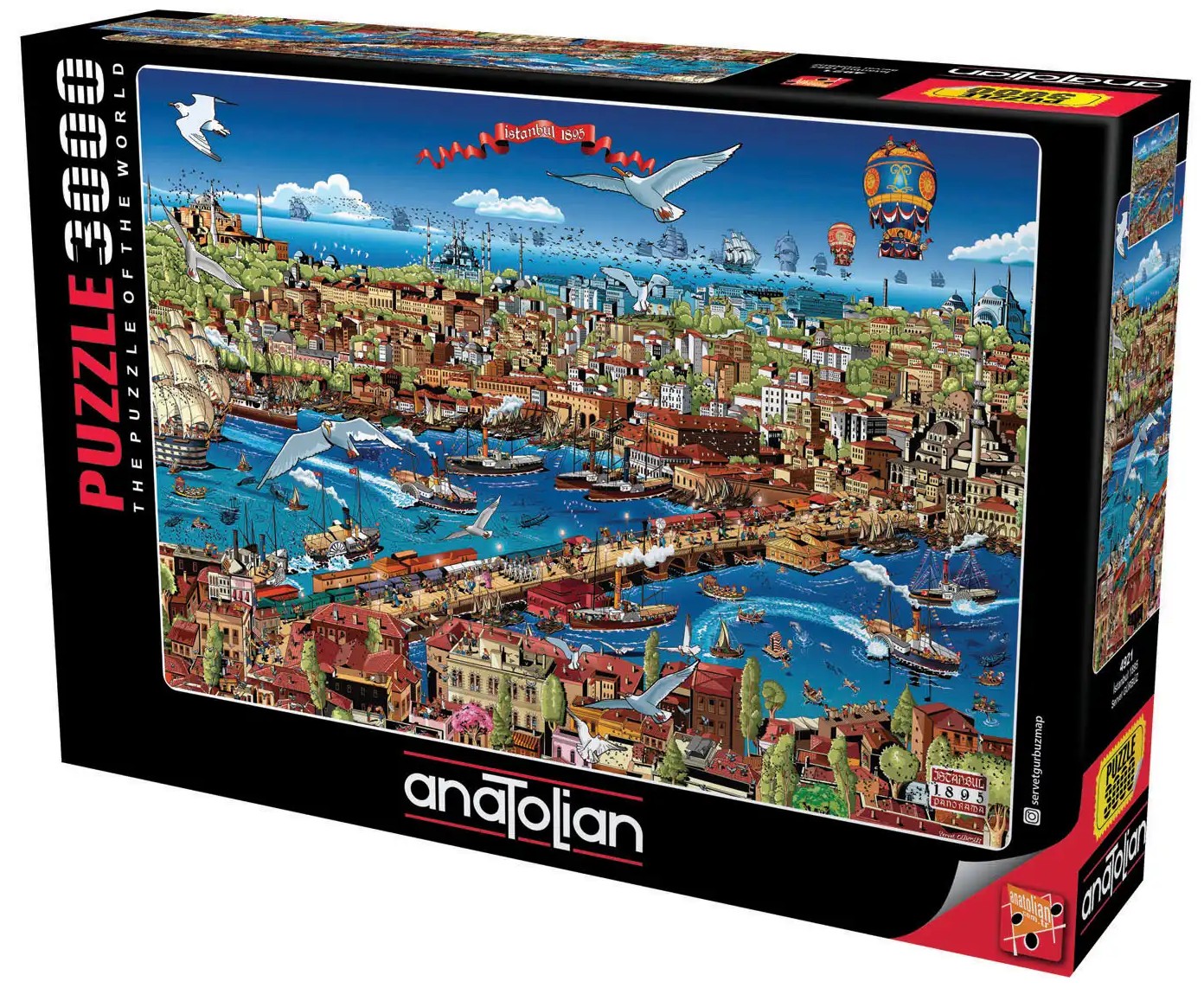 Puzzle Anatolian din 3000 piese - Istanbul 1895