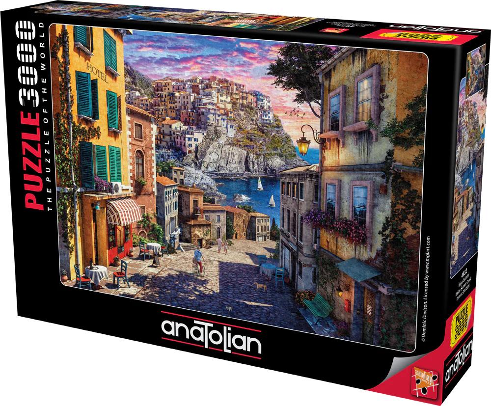 Puzzle  Anatolian din 3000 piese - Apus peste coasta Italiei