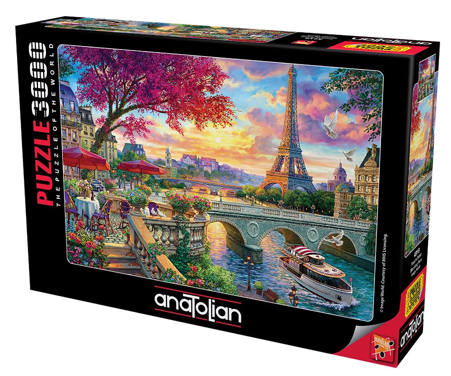 Puzzle Anatolian din 3000 de piese - Parisul inflorit