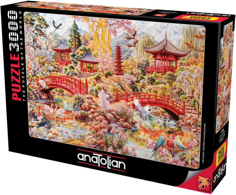 Puzzle Anatolian din 3000 piese - Grădina japoneză