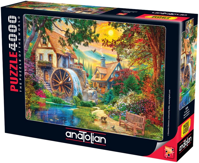 Puzzle Anatolian din 4000 piese - Apus de soare peste o moară