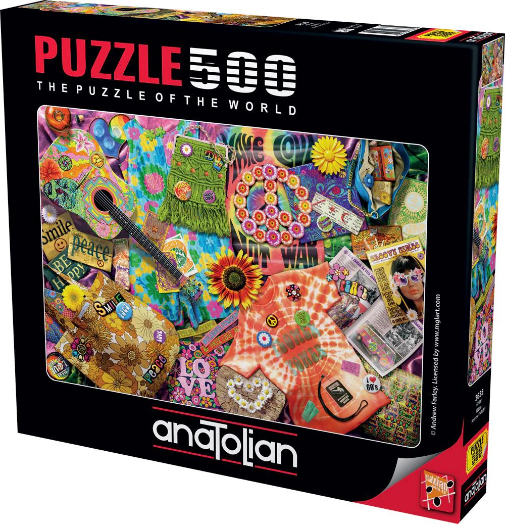 Puzzle Anatolian din 500 piese - 1960 an