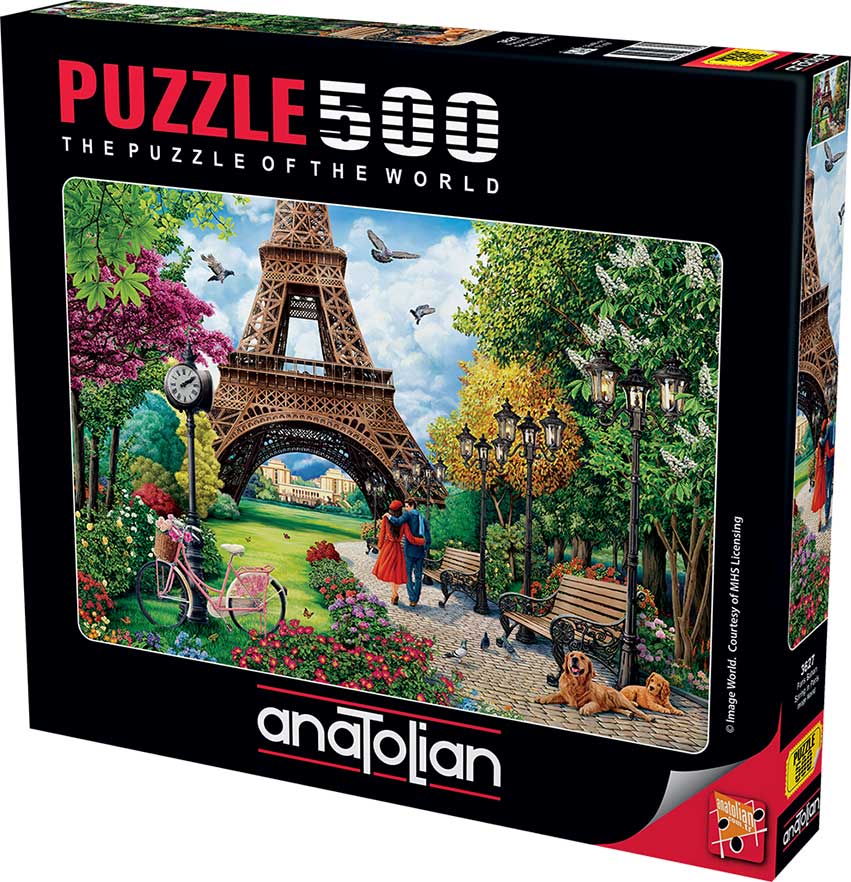Puzzle Anatolian din 500 de piese - Primavara la Paris