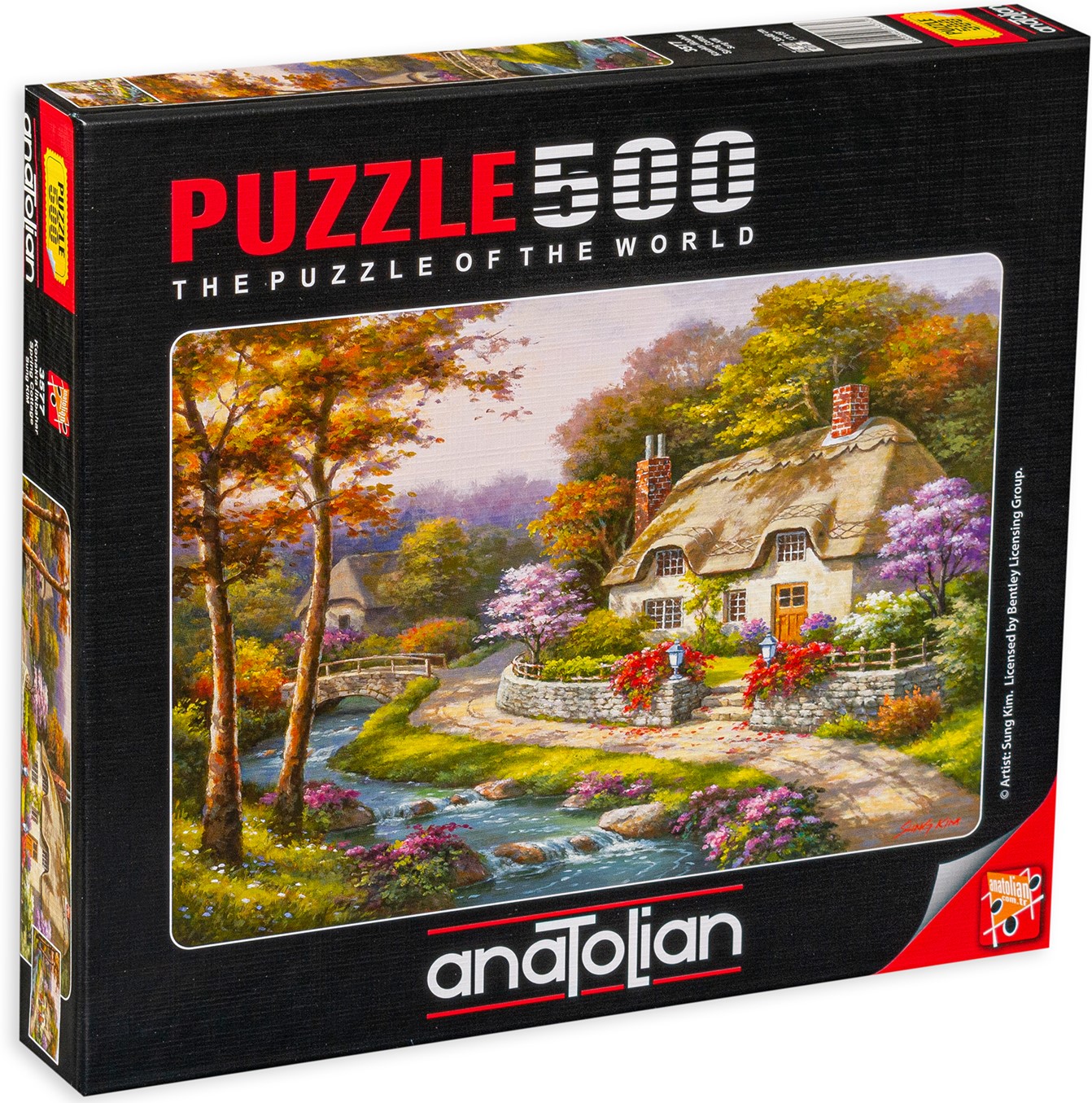 Puzzle Anatolian din 500 de piese - Cabana primavara , Sung Kim