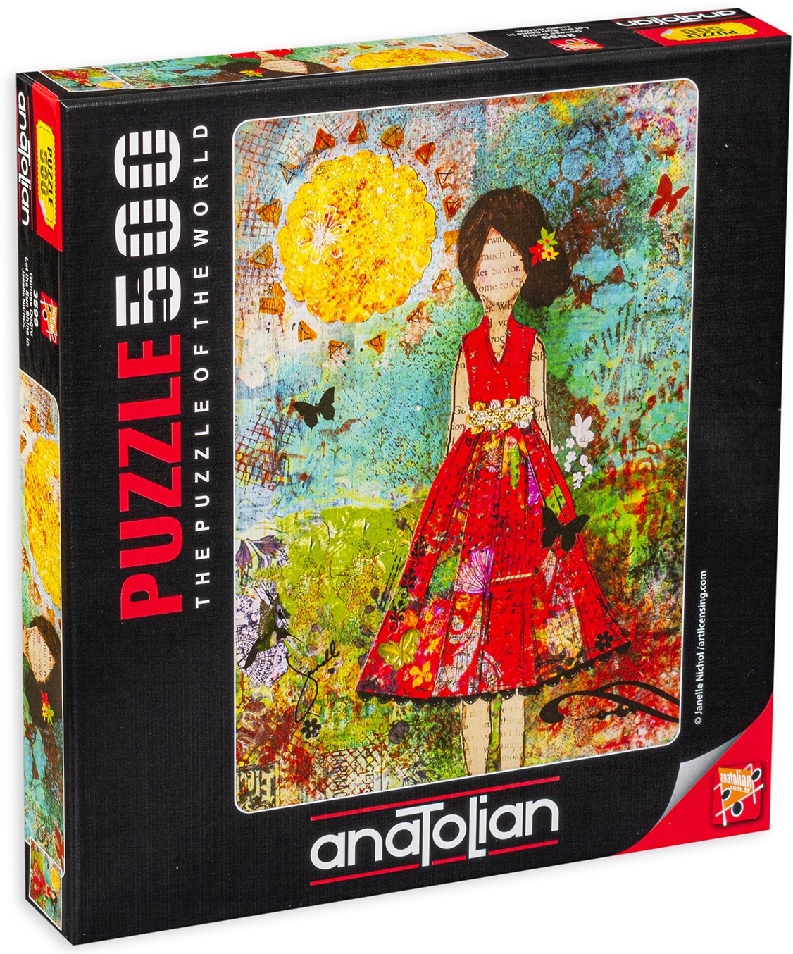 Puzzle Anatolian din 500 de piese - Fata la lumina soarelu, Janelle Nicole