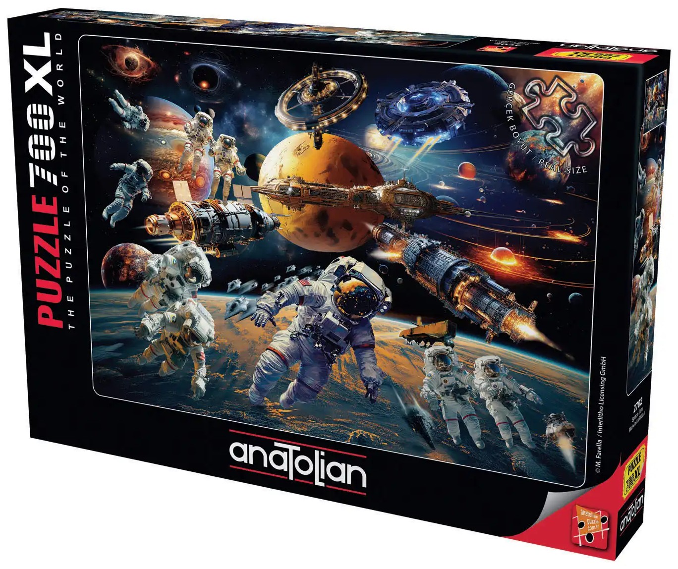 Puzzle Anatolian din 700 XL piese - Trafic spațial