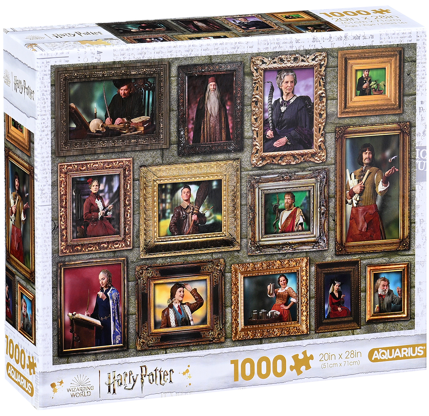Puzzle Aquarius din 1000 piese - Harry Potter: Vrăjitoare și vrăjitori
