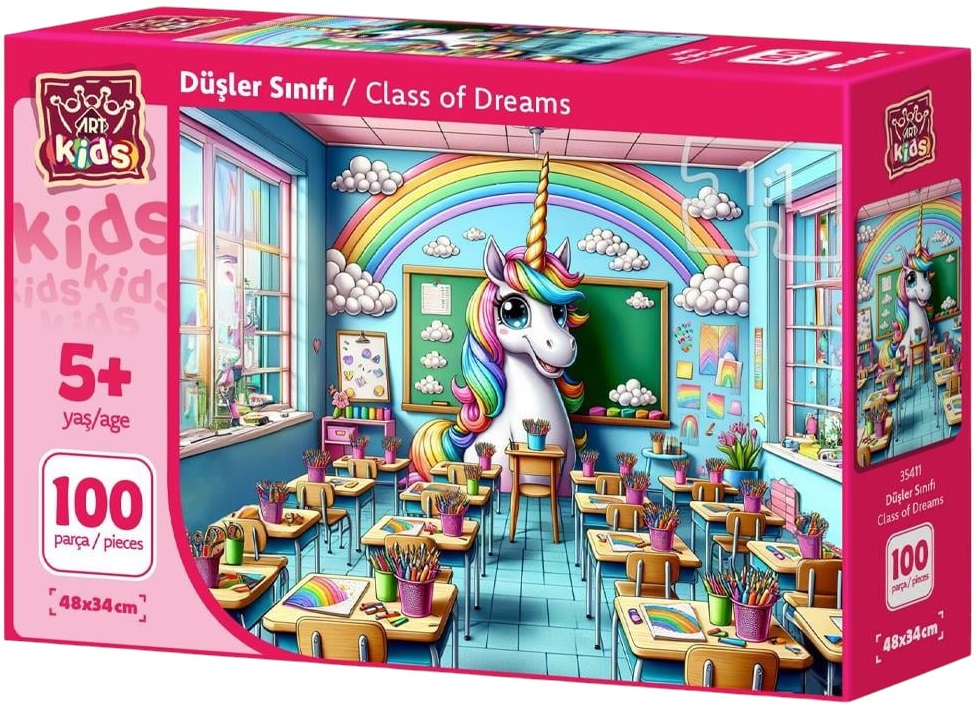 Puzzle pentru copii Art Puzzle din 100 piese - Clasa de vis