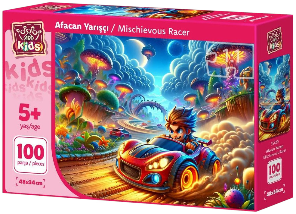 Puzzle pentru copii Art Puzzle din 100 piese - Concurent iscusit
