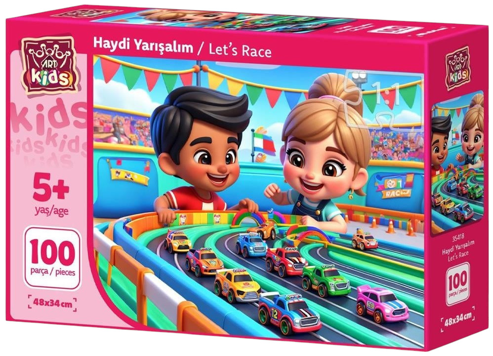 Puzzle pentru copii Art Puzzle din 200 piese - Hai să concurăm