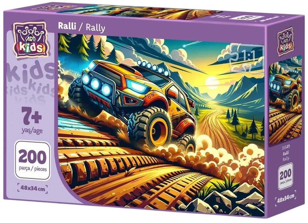 Puzzle pentru copii Art Puzzle din 200 piese - Raliu