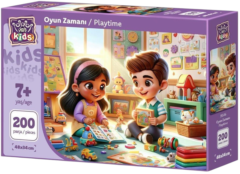 Puzzle pentru copii Art Puzzle din 200 piese - Timp de joacă