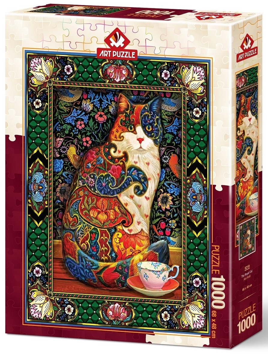 Puzzle Art Puzzle din 1000 de piese - Pisica regala