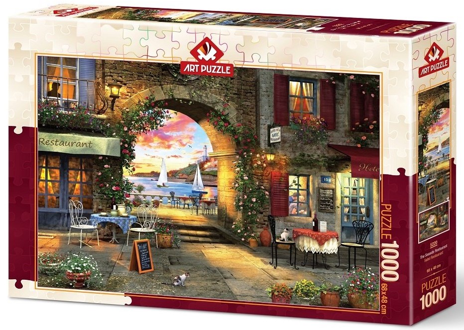Puzzle Art Puzzle din 1000 de piese - Restaurantul de langa mare