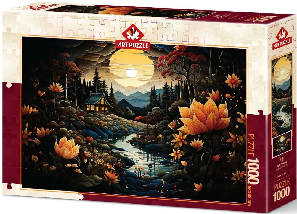 Puzzle Art Puzzle din 1000 de piese - Frumuseți de noapte