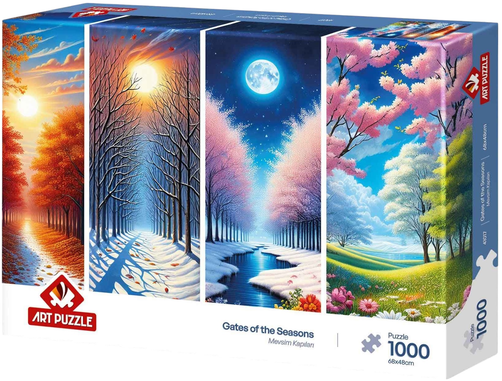 Puzzle Art Puzzle din 1000 piese - Privire asupra anotimpurilor