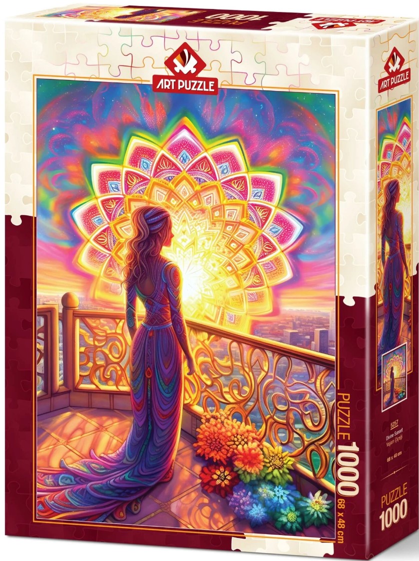 Puzzle Art Puzzle din 1000 de piese - Floarea vieții