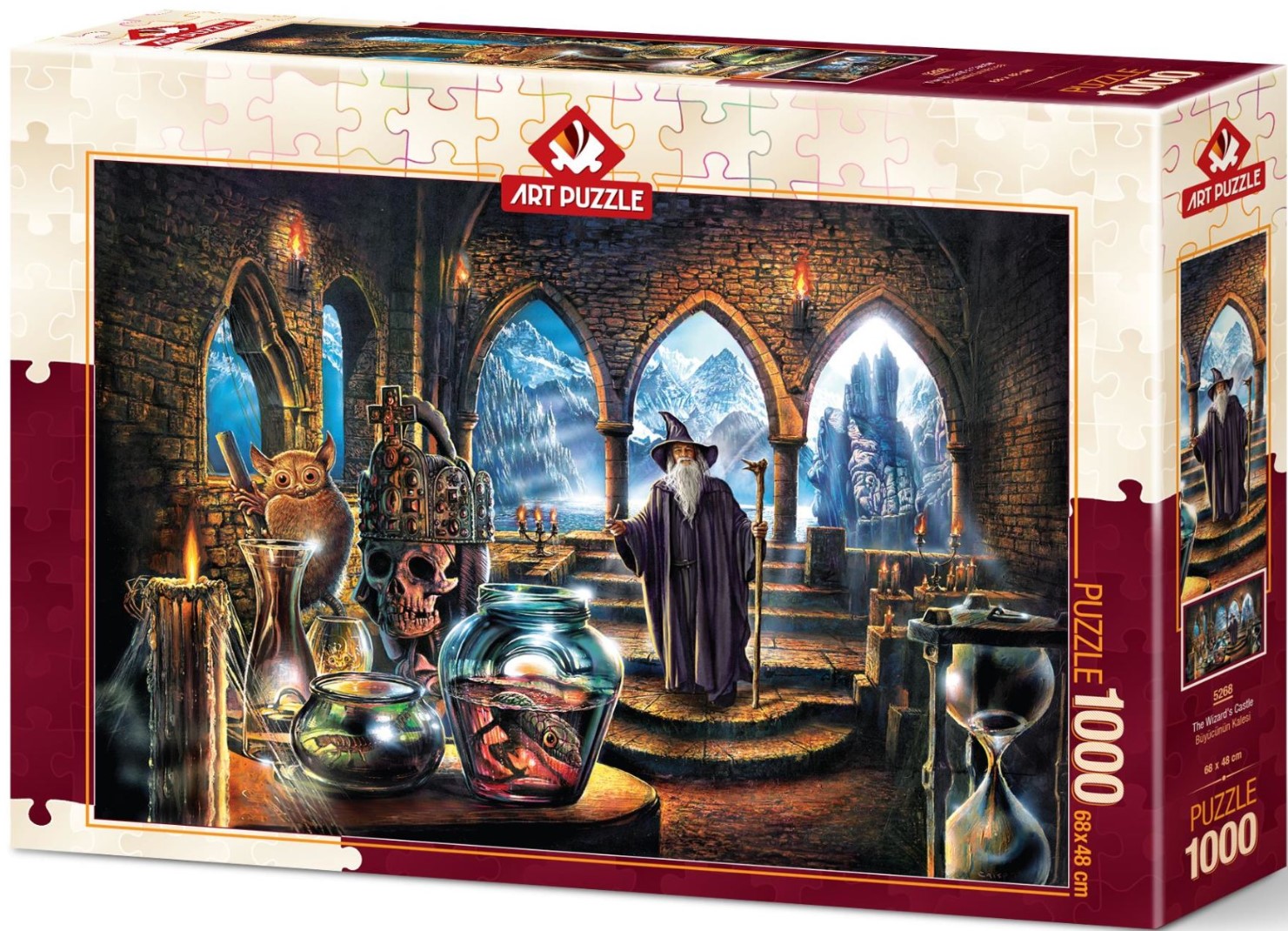 Puzzle Art Puzzle din 1000 de piese - Castelul vrăjitorului