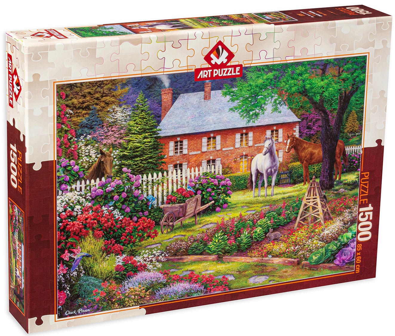 Puzzle Art Puzzle din 1500 de piese - Grădina frumoasă